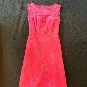 Pink Lace Azazie Sheath Dress